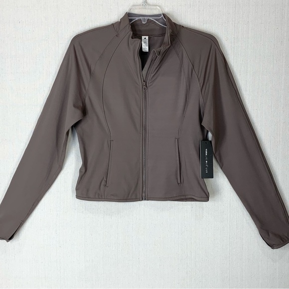 Yogalicious Lux NWT Full Zip Lightweight Fitted Yoga/Athletic Jacket - Size XXL - Picture 4 of 15